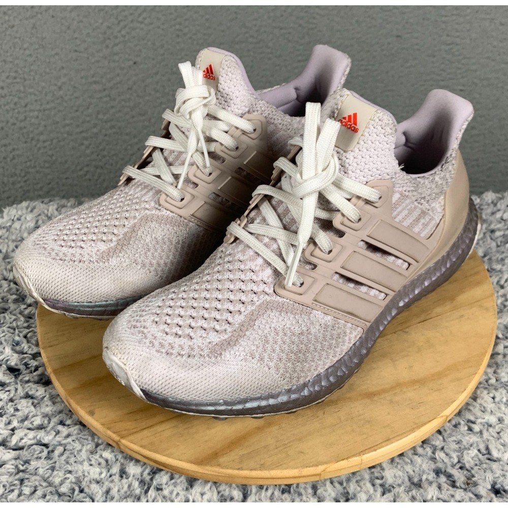 adidas Ultra Boost 5.0 DNA Trainer Womens 8 White Ice Purple Running Shoe FZ3976